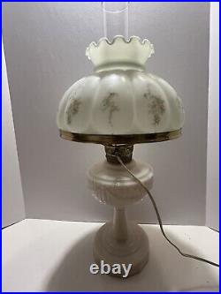 Vintage Aladdin Electrified Lamp With Shade