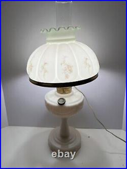 Vintage Aladdin Electrified Lamp With Shade