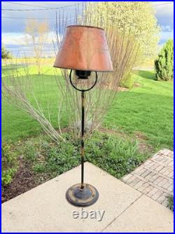 Vintage Aladdin Floor Lamp Birdcage 1251 with Shade