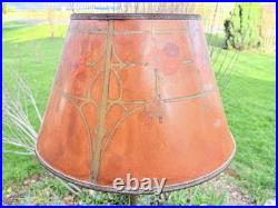 Vintage Aladdin Floor Lamp Birdcage 1251 with Shade