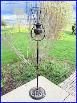 Vintage Aladdin Floor Lamp Birdcage 1251 with Shade