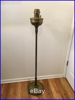 Vintage Aladdin Floor Lamp Oil Kerosene Mantle Banquet Brass