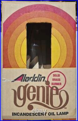 Vintage Aladdin Genie 23 New Old Stock In Original Box Open Box