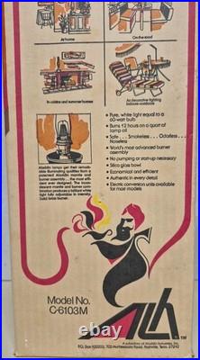 Vintage Aladdin Genie 23 New Old Stock In Original Box Open Box