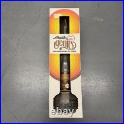 Vintage Aladdin Genie Incandescent Oil Lamp C-6103M Clear Brass Burner