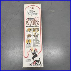 Vintage Aladdin Genie Incandescent Oil Lamp C-6103M Clear Brass Burner