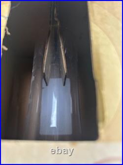 Vintage Aladdin Genie Incandescent Oil Lamp C-6103M Clear Brass Burner In Box