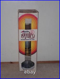 Vintage Aladdin Genie Incandescent Oil Lamp C-6103M Clear Brass Burner NOS
