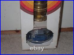 Vintage Aladdin Genie Incandescent Oil Lamp C-6103M Clear Brass Burner NOS