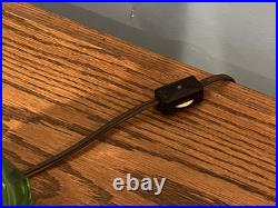 Vintage Aladdin Green Corinthian Electrified Oil Lamp With Frosted Shade