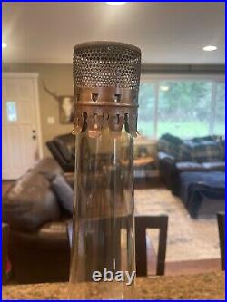 Vintage Aladdin Green Glass JADEITE Moonstone Lamp