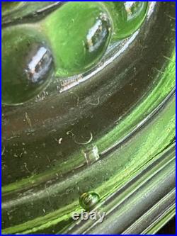Vintage Aladdin Green Glass Nu Type B Oil Lamp Electric Convert 501-9 Shade