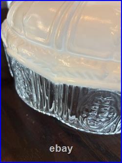 Vintage Aladdin Green Glass Nu Type B Oil Lamp Electric Convert 501-9 Shade