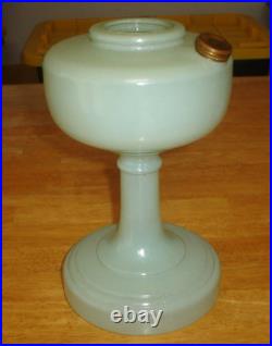 Vintage Aladdin Green Simplicity B-29 Oil Lamp Fount / Foot Only No Burner, Cap
