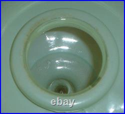 Vintage Aladdin Green Simplicity B-29 Oil Lamp Fount / Foot Only No Burner, Cap