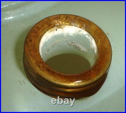 Vintage Aladdin Green Simplicity B-29 Oil Lamp Fount / Foot Only No Burner, Cap