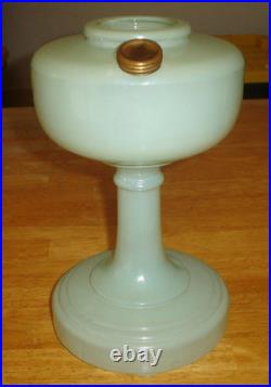 Vintage Aladdin Green Simplicity B-29 Oil Lamp Fount / Foot Only No Burner, Cap