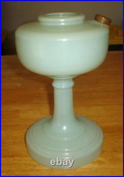 Vintage Aladdin Green Simplicity B-29 Oil Lamp Fount / Foot Only No Burner, Cap