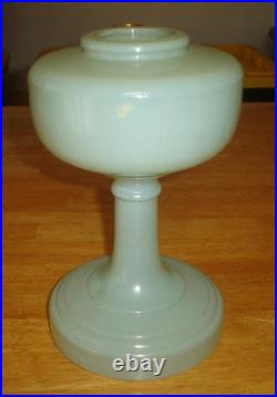Vintage Aladdin Green Simplicity B-29 Oil Lamp Fount / Foot Only No Burner, Cap