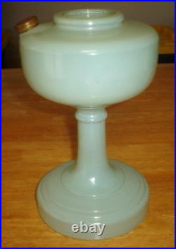 Vintage Aladdin Green Simplicity B-29 Oil Lamp Fount / Foot Only No Burner, Cap