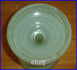 Vintage Aladdin Green Simplicity B-29 Oil Lamp Fount / Foot Only No Burner, Cap