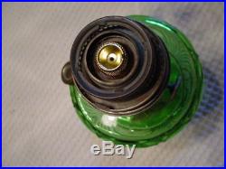 Vintage Aladdin Green Washington Drape Kerosene Oil Lamp Nu Type Model B
