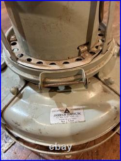 Vintage Aladdin H2202 floor Blue Flame Heater, Made in England, 20.5 inches