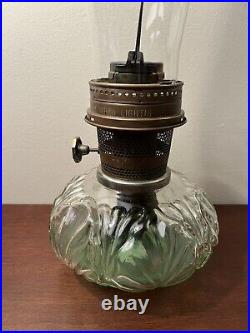 Vintage Aladdin Incandescent Oil Lamp Shelf Mantle Model 23 Burner Genie II Base