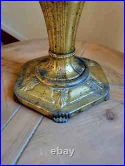 Vintage Aladdin Jade Green Moonstone Majestic Model B-122 Kerosene Oil Lamp