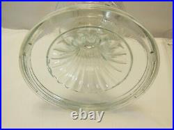 Vintage Aladdin Kerosene Beehive Clear Glass Oil Lamp Model B Burner & Chimney