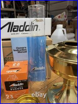 Vintage Aladdin Kerosene Brass Lantern Type 23