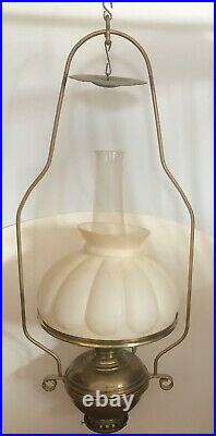 Vintage Aladdin Kerosene Incandescent Lamp Model 5 Complete with Hanger