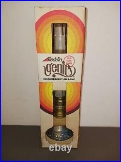 Vintage Aladdin Kerosene Mantle Lamp NEW IN BOX Solid Brass Burner