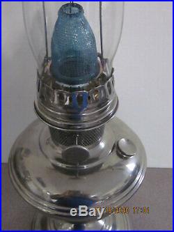 Vintage Aladdin Kerosene Model 11 Lamp -nickel Finish -1922 To 1928