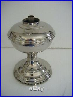 Vintage Aladdin Kerosene Model 11 Lamp -nickel Finish -1922 To 1928-very Nice