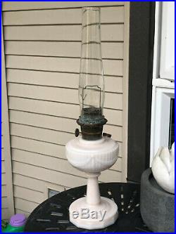 Vintage Aladdin Kerosene Oil Draped mantle lamp model B