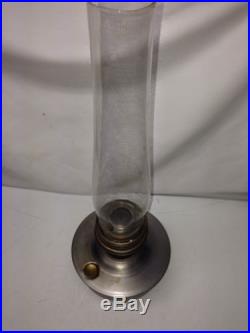 Vintage Aladdin Kerosene Oil Lamp Model 21C Great Condition Wick & Chimney