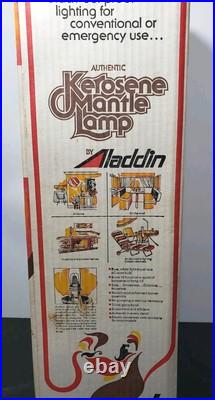 Vintage Aladdin Kerosene Oil Lamp Sealed In Original Box Never Used