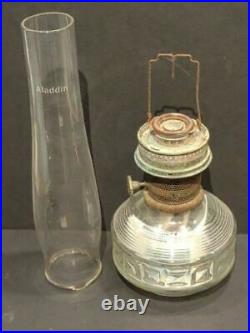 Vintage Aladdin Kerosene oil Lamp 20 Glass Base As Found. Looks to be unused