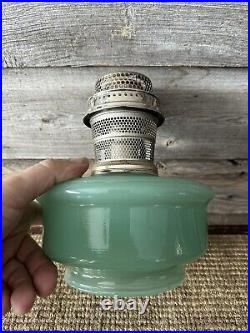 Vintage Aladdin Lamp Model B Jadite Hanging Lamp