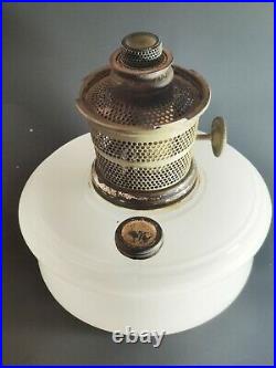 Vintage Aladdin Lamp Model B Milk Glass Oil Lamp