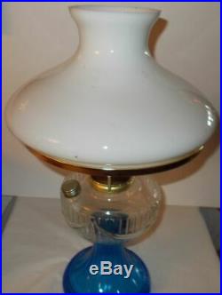 Vintage Aladdin Lamp Signed & Dated with Shade