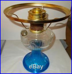 Vintage Aladdin Lamp Signed & Dated with Shade