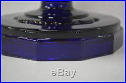 Vintage Aladdin Lincoln Drape Cobalt Blue Kerosene Oil Lamp Lantern Model B76