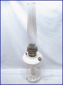 Vintage Aladdin Lincoln Drape Nu-Type B Lamp Alacite Glass New Formula Kerosene