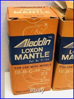 Vintage Aladdin Loxon Mantle R-150 For 12-B-C-14-21C 23 & 23C Lot Of 6 Unused