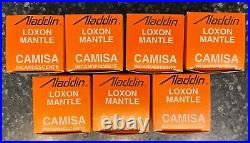 Vintage Aladdin Loxon Mantle R-150 Use With 12-B -C 21 21C & 23 Lot Of 7 NEW