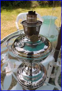 Vintage Aladdin Mantle Co Metal Model 6 Oil Kerosene Table Lamp 1915/6