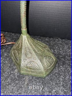 Vintage Aladdin Mfg Co No. 51 MUNCIE INDIANA Metal Gooseneck Table Desk Lamp