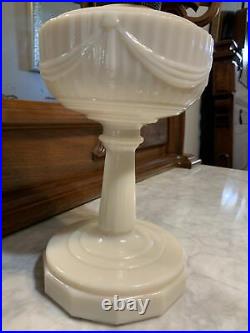 Vintage Aladdin Milk Glass Kerosene Lamp